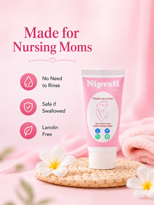 Nipvell cream — vitamin E and aloe vera for sensitive skin