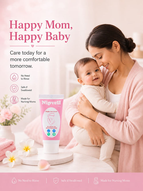 Nipvell nipple care cream — gentle ingredients, daily care