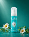 Hygina pH-conscious foam intimate cleanser 50mL pump bottle — main product shot